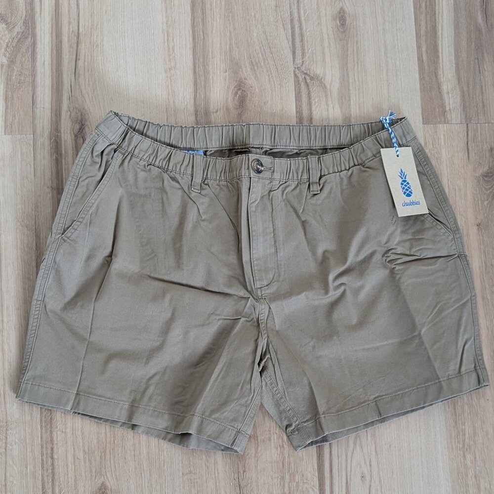 NWT Chubbies “The Top Drawers” Originals Stretch Shorts – Men’s XXL – Brown
